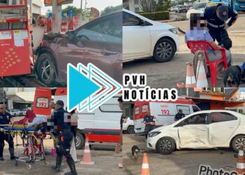 Grave acidente deixa duas mulheres feridas no centro