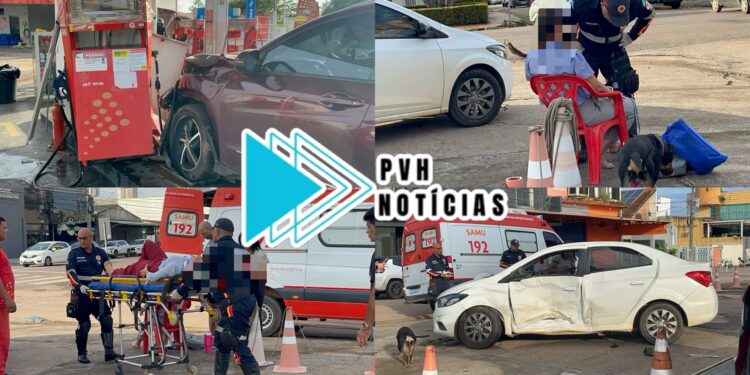 Grave acidente deixa duas mulheres feridas no centro