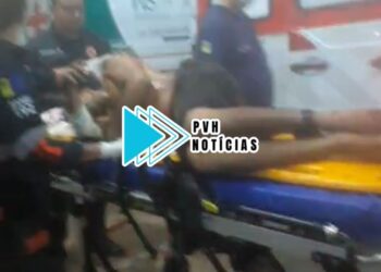 VÍDEO: Briga por ciúmes termina com apenado monitorado esfaqueado e esposa presa em Porto Velho