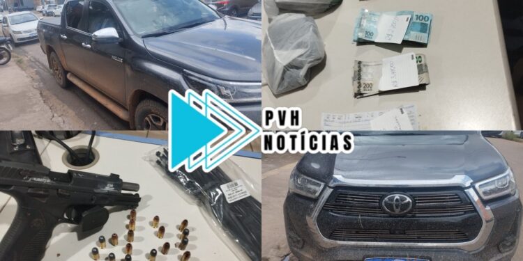 COBRANÇA DE DÍVIDA: Quadrilha é presa com arma durante ameaça de morte a fazendeiro em Candeias do Jamari