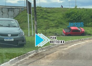 PAROU NO CANTEIRO: Grave acidente é registrado em viaduto na zona sul de Porto Velho