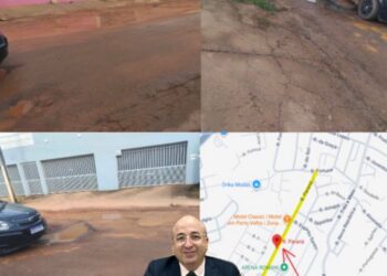 Vereador Gedeão Negreiros solicita operação tapa-buracos na Rua Paraná, no bairro Nova Floresta