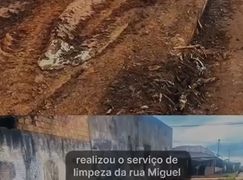 Parceria entre vereador Edimilson Dourado e Seinfra garante limpeza em ponto crítico do Caladinho
