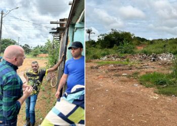 Vereador Gedeão Negreiros realiza visita técnica ao bairro Lagoinha e constata problemas de alagamento