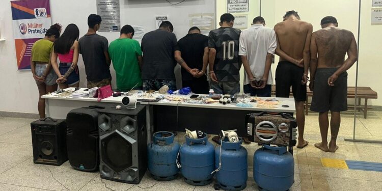 DESARTICULADA: Quadrilha é presa com drogas, armas e objetos furtados em RO