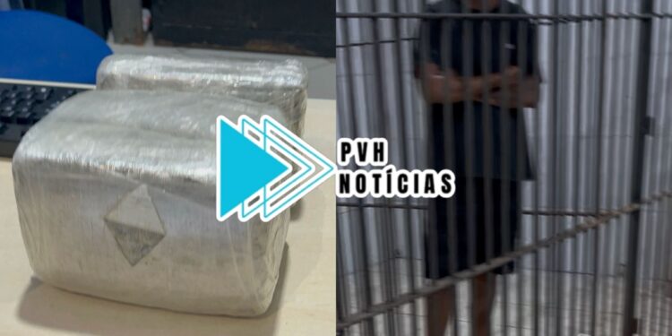 FICOU NERVOSO: Passageiro de ônibus é preso com 3kg de drogas na BR-364 em Porto Velho