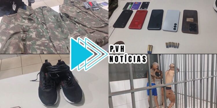 “VG” E “BEBEL”: Suspeitos de ataque a Totens da PM e provedores de internet são presos com munição no Orgulho do Madeira