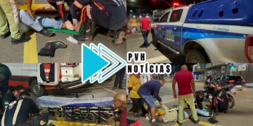 URGENTE: Motociclista foge após furar sinal vermelho e causar grave acidente no centro