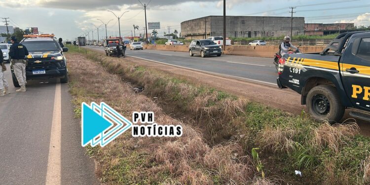 URGENTE: Homem é encontrado morto em vala na BR-364 em Porto Velho