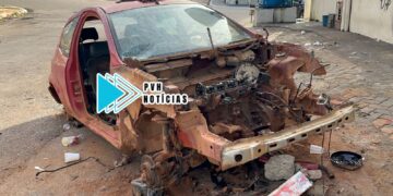 VÍDEO: Viciados “depenam” Ford Ka” ao lado do Mercado Central