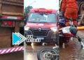 URGENTE: Motociclista fica ferido após batida em traseira de carreta na cabeceira da ponte em Porto Velho