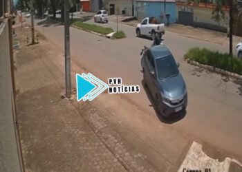 VÍDEO: Motociclista fica ferido em acidente com Honda City na zona leste