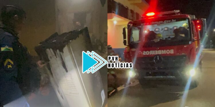 VÍDEO: Policiais Militares evitam tragédia e apagam incêndio em apartamento na capital