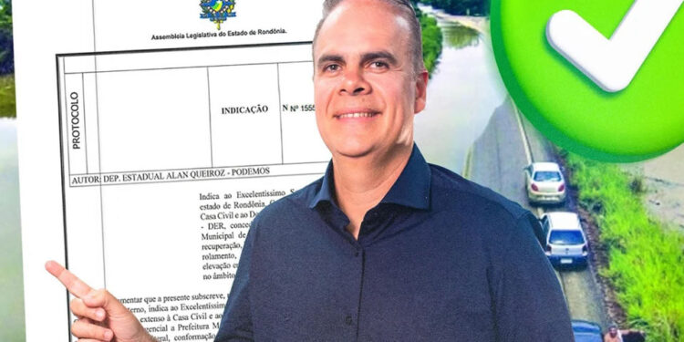 Alan Queiroz pede apoio emergencial ao Governo de Rondônia para recuperação de estradas vicinais