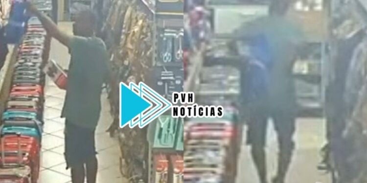VÍDEO: Ladrão é preso após furto no Shopping China em Porto Velho
