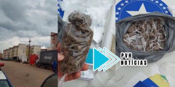 VÍDEO: Traficante foge mas equipe do sgt Machado apreende drogas no Orgulho do Madeira