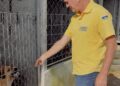 Bem-estar animal: Luizinho Goebel visita o abrigo “Amor de Quatro Patas” em Vilhena