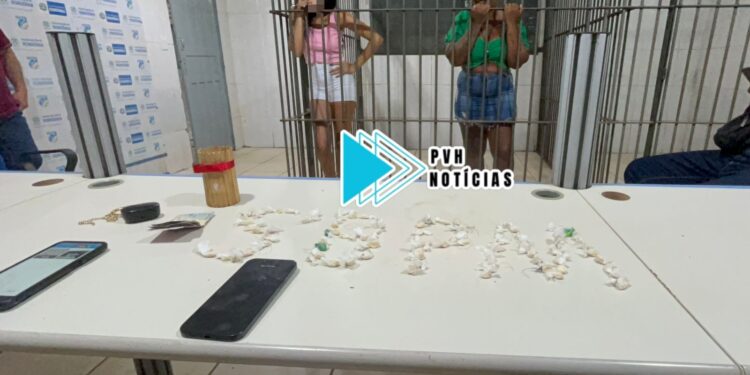 VÍDEO: Jovem grávida e comparsa do CV são presas com drogas na zona leste