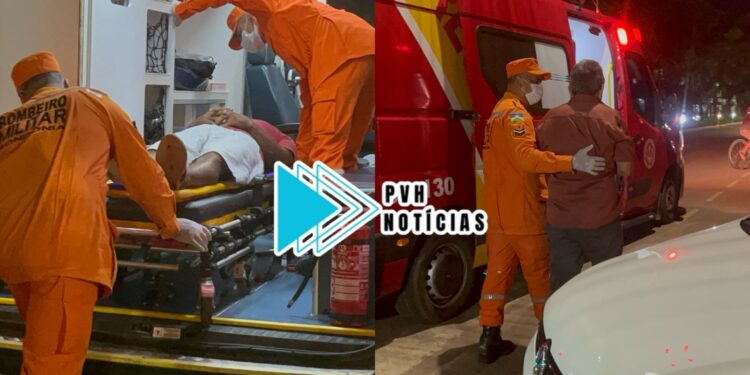 VÍDEO: Grave acidente deixa motorista de aplicativo e passageiro idoso feridos em cruzamento