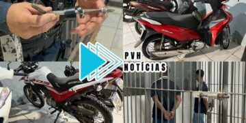 REBOCANDO: Equipe do sgt M. Paes prende dupla após furto de moto no centro
