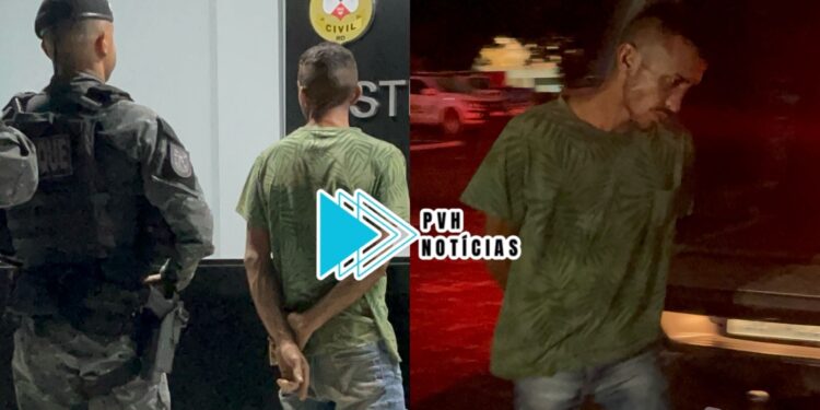 TREMEU NA BASE: Foragido fica nervoso com viatura e acaba preso pelo BPChoque