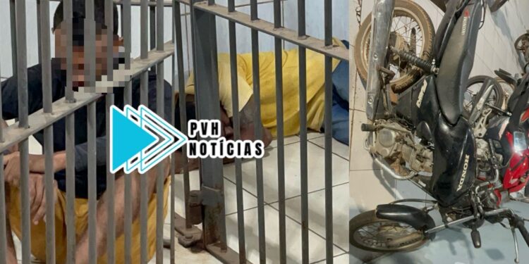 CAIU: Dupla com moto furtada é presa após sofrer queda durante perseguição na zona leste