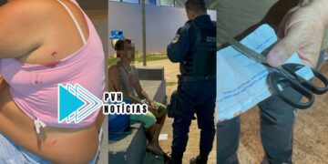 VÍDEO: Homem é preso após atacar esposa com tesourada na rodoviária