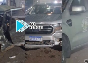 VÍDEO: Vereadora de Ariquemes fura sinal vermelho com veículo oficial e causa grave acidente na capital