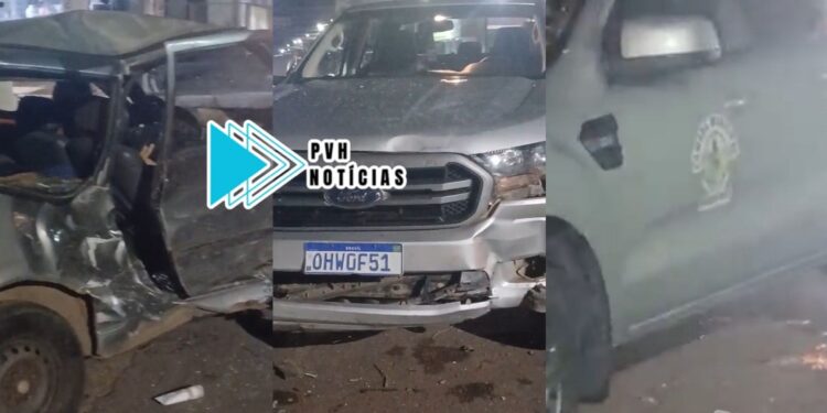 VÍDEO: Vereadora de Ariquemes fura sinal vermelho com veículo oficial e causa grave acidente na capital