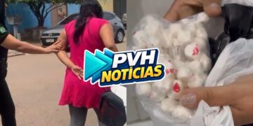 VÍDEO: Mulher leva filho para visitar pai em penitenciária e acaba presa com drogas no “butico”