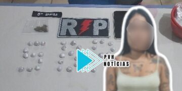 NO ORGULHO: Vulgo “Moranguinho do CV” é presa com drogas em condomínio