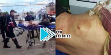 URGENTE: Idoso é espancado e esfaqueado no centro de Porto Velho