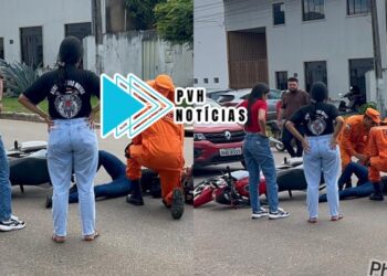 URGENTE: Motorista de app desvia de buraco na via e derruba motociclista na zona leste