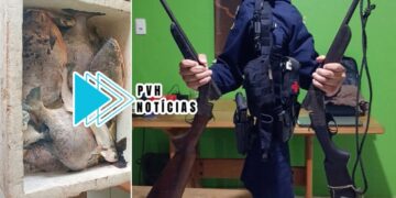 PREDATÓRIA: Operação conjunta entre PM e Sedam apreende armas e 30kg de peixe com trio na capital