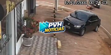 VÍDEO: Motociclista “voa” em grave acidente na Carlos Gomes