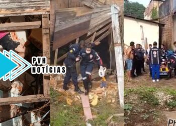 URGENTE: Homem é encontrado embaixo de escombros em residências no centro