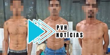 TRÁFICO: Ação da PM prende trio do CV em boca de fumo no Mariana