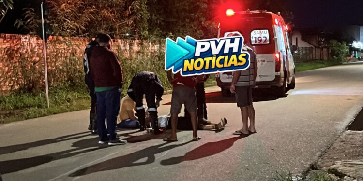 URGENTE: Jovem sofre grave acidente de moto na zona leste