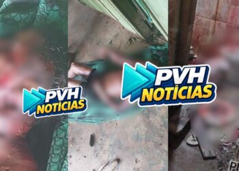 URGENTE: Homem é morto a facadas na frente da família em Candeias do Jamari