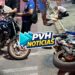 URGENTE: Motorista de Prisma foge após atropelar e deixar motociclista no centro