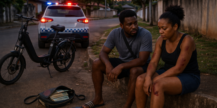 LEVOU TUDO: Criminoso leva quase R$ 22 mil de casal haitiano e deixa vítima ferida