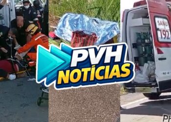 URGENTE: Grave acidente entre moto e carreta deixa um morto e outro ferido na BR-319