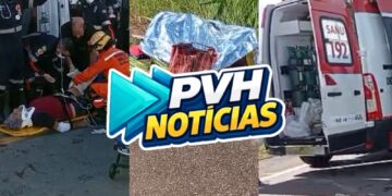 URGENTE: Grave acidente entre moto e carreta deixa um morto e outro ferido na BR-319