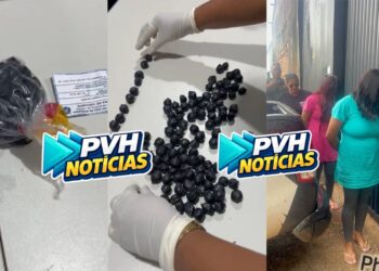 MULAS DO TRÁFICO: Mais duas mulheres são flagradas com drogas no estômago ao tentar entrar no presídio 603 em Porto Velho