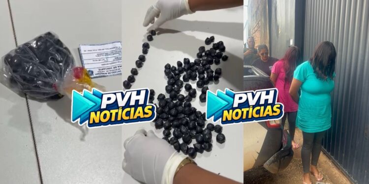 MULAS DO TRÁFICO: Mais duas mulheres são flagradas com drogas no estômago ao tentar entrar no presídio 603 em Porto Velho