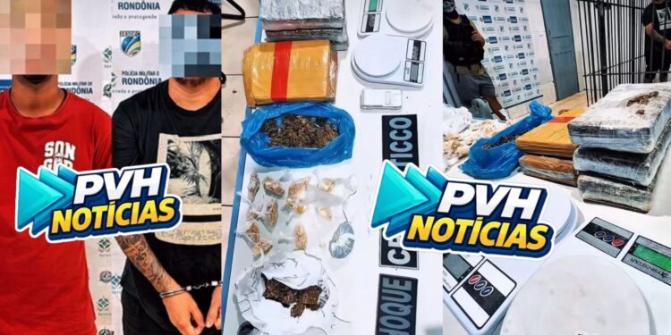 COMBATE AO TRÁFICO: BPCHoque prende vulgo “TH” e comparsa com drogas na zona leste