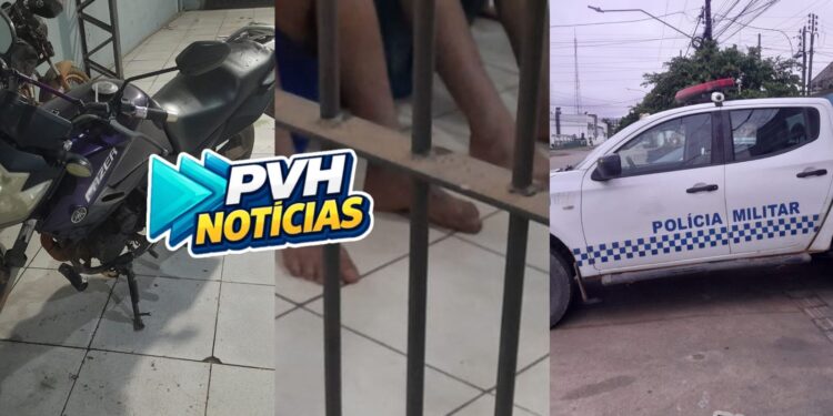 NA BR-364: Adolescentes são apreendidos levando moto furtada para Vila Nova Samuel