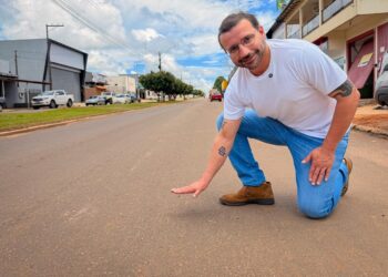 Ribeiro do Sinpol destina mais de R$ 1,2 milhão para asfalto em Alta Floresta D’Oeste