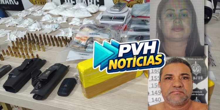 AMOR BANDIDO: Denarc flagra casal com 2kg de drogas e arma em residência na zona sul