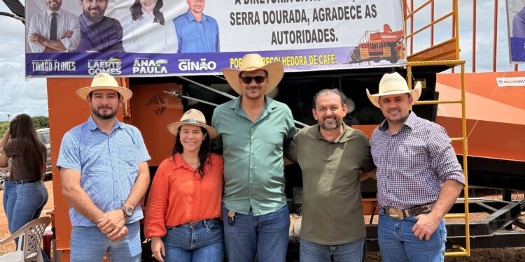 Laerte Gomes viabiliza recolhedora de café para associação rural em Nova Brasilândia d’Oeste